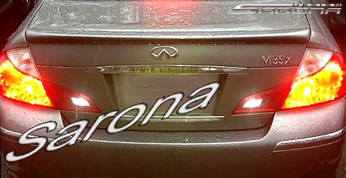 Custom Infiniti M45 Trunk Wing  Sedan (2008 - 2010) - $239.00 (Manufacturer Sarona, Part #IF-030-TW)